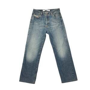 Vintage Diesel Kratt Jeans 33x30 Denim Straight Leg Button Fly Made Italy Y2K